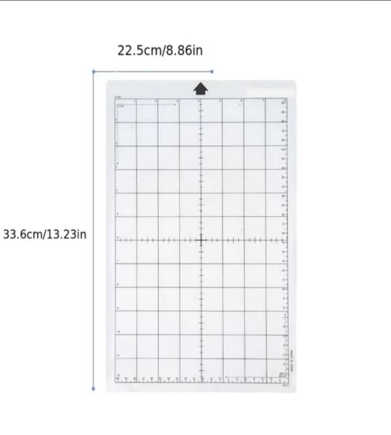 Tapis de découpe professionnel, Surface antidérapante, dimensions 22,5x33,6 cm, durable et compatible . Idéal pour les créatifs